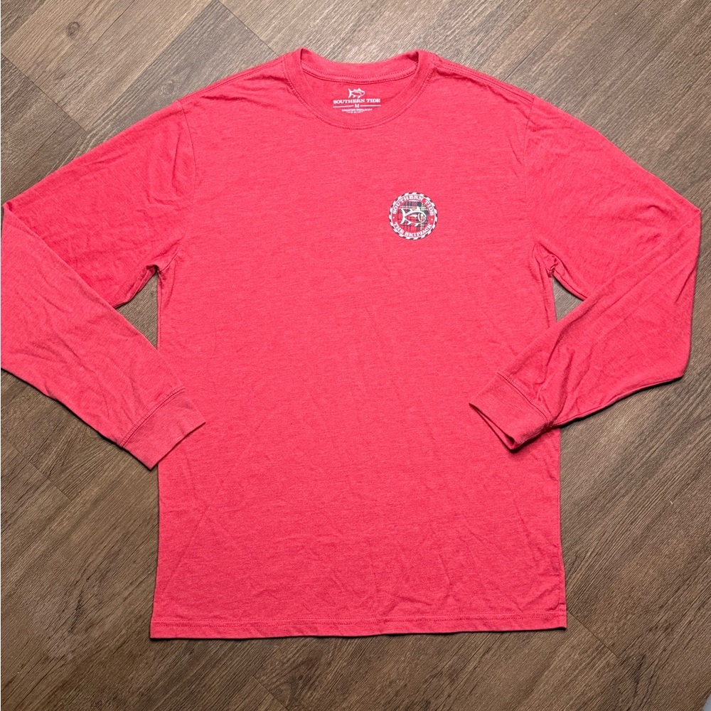 Southern Tide Coral Long Sleeve Tee